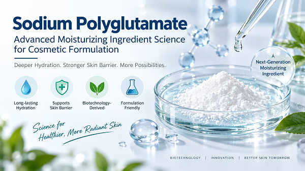   Sodium Polyglutamate: Advanced Moisturizing Ingredient Science for Cosmetic Formulation