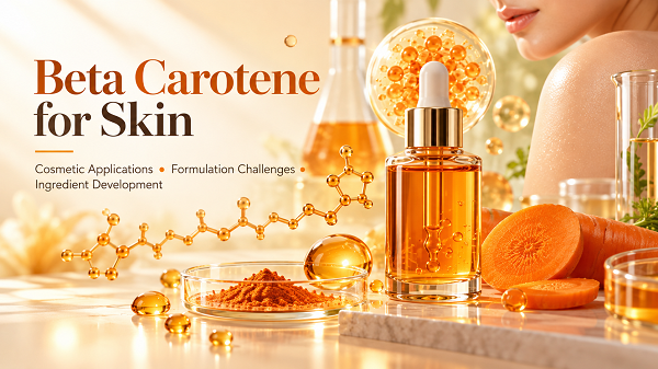 Beta Carotene for Skin: A Scientific Guide to Cosmetic Applications, Formulation Challenges, and Ingredient Development