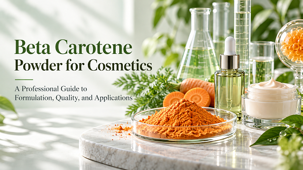 Beta Carotene Powder for Cosmetics:A Professional Guide to Formulation, Quality, and Applications